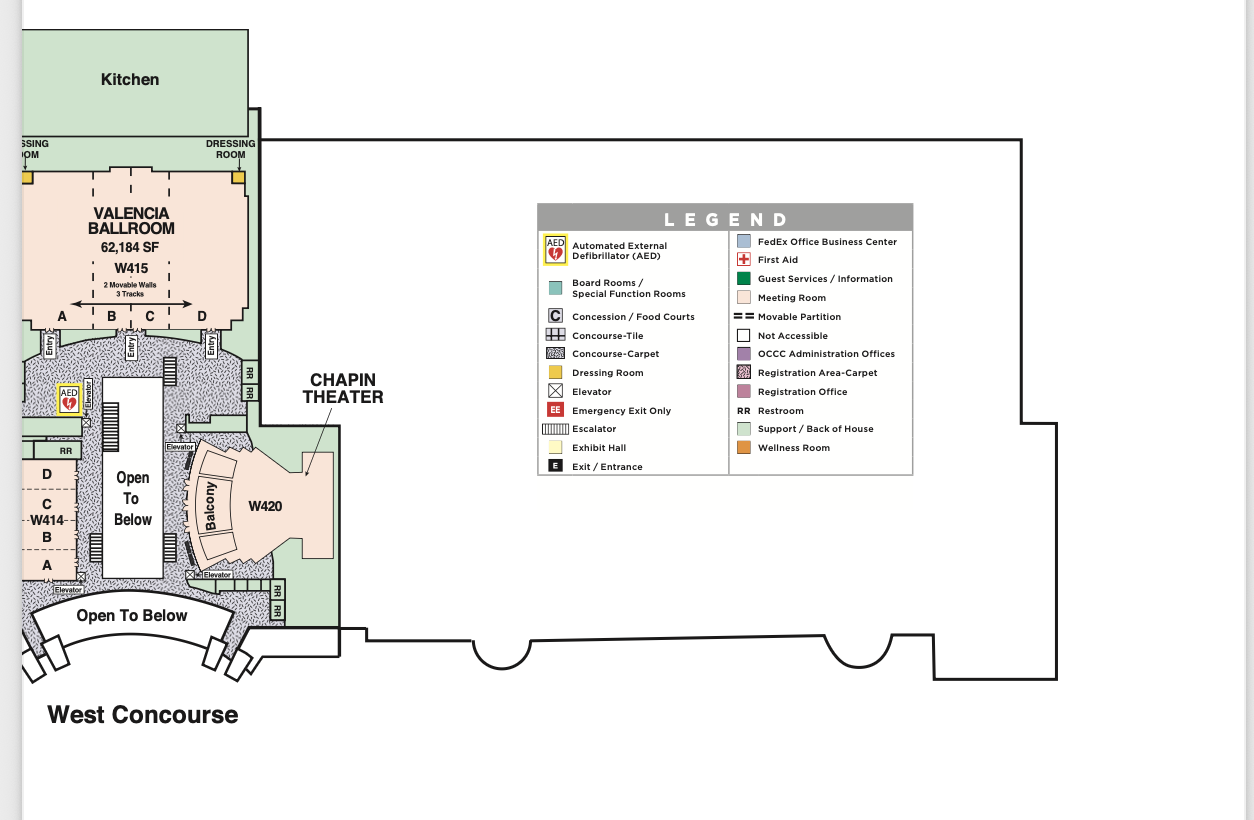 Convention Center 4th Floor